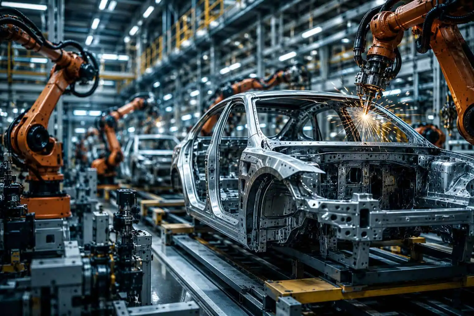 automotive-manufacturing-robotic-welding-car-factory