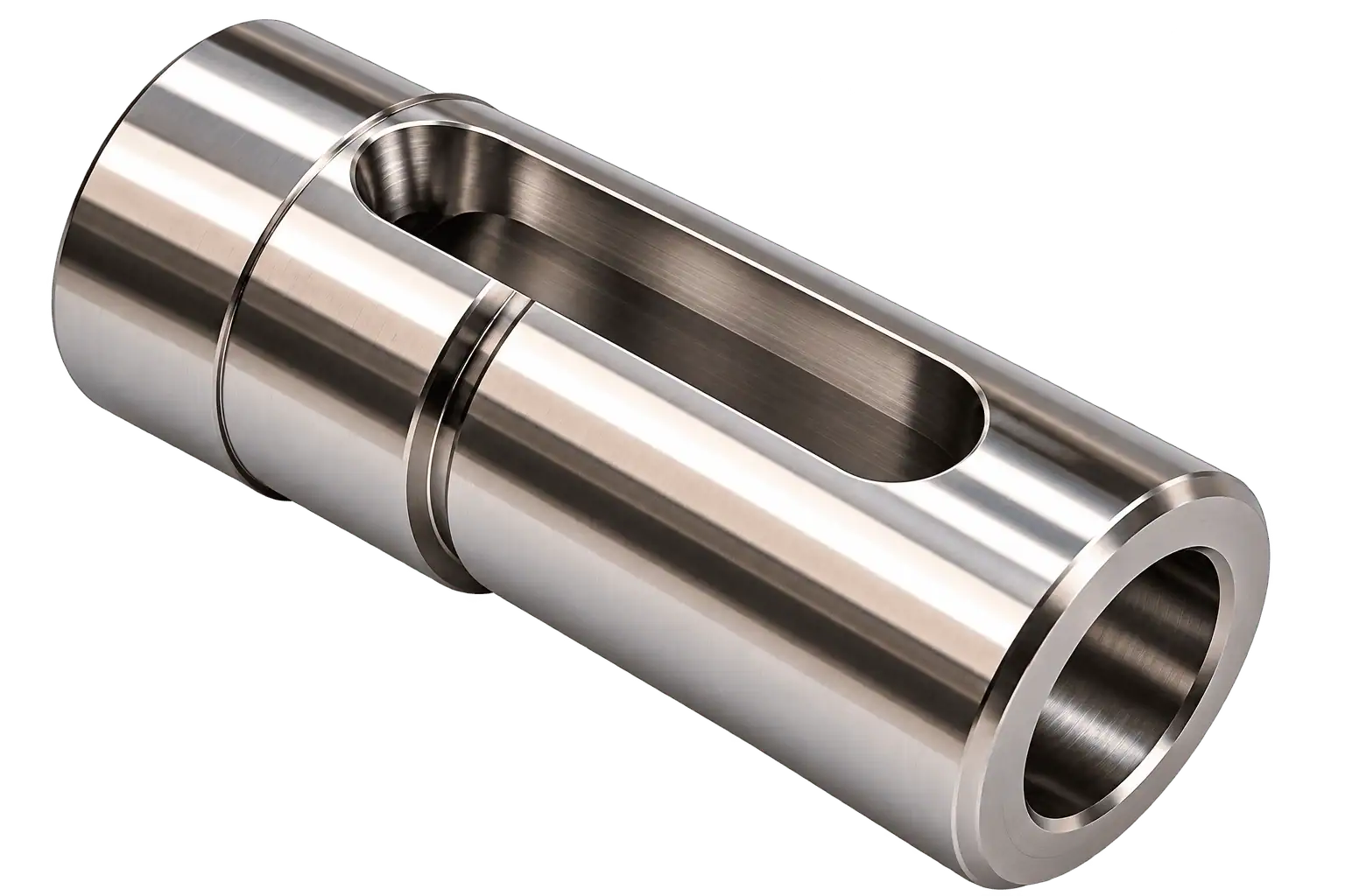 Machined Stainless Steel Slotted Sleeve